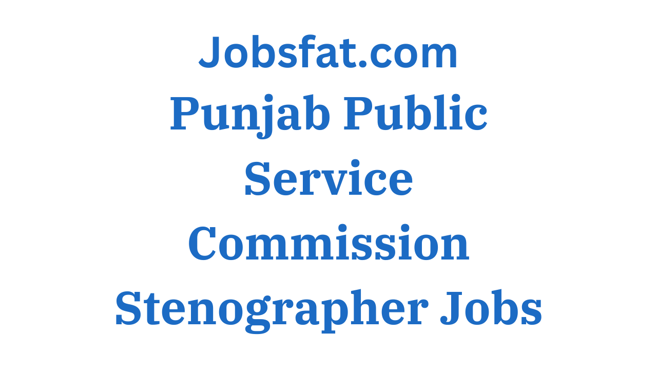 Punjab Police Special Branch Jobs 2024-Jobs In Police